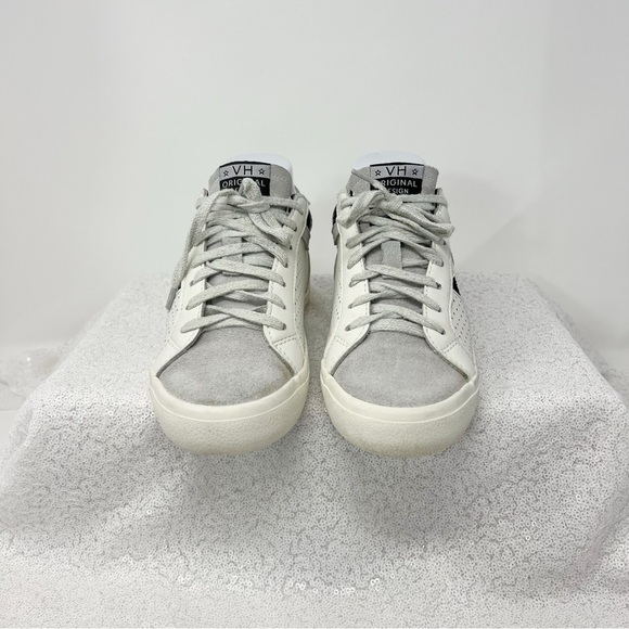 Vintage Havana gray suede with black and gold sneakers. - Picture 9 of 16